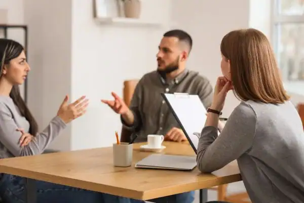 Image of couple access free mediation using family mediation voucher scheme Ramsgate